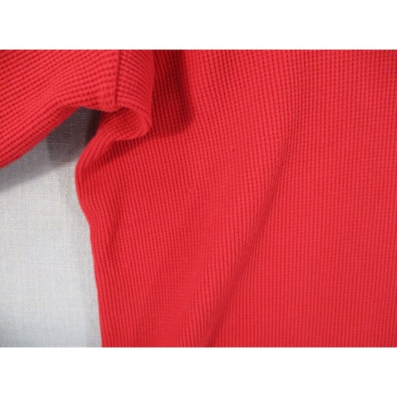 Woman Within Ribbed Plus Size Soft Knit Long Sleeve Top 30/32 3X Red - Picture 2 of 8
